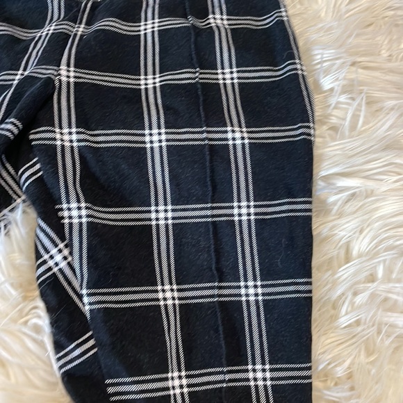 Old navy Stevie black white pinstripe plad plaid legging stretchy pants business - Picture 15 of 16
